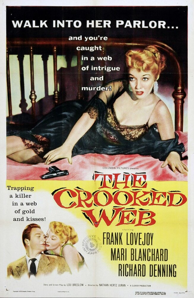 The Crooked Web (1955) постер